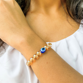 Golden Evil Eye Bracelet